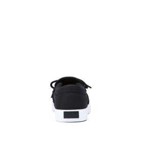 Supra Mens CUBA Black/White Low Top Shoes | CA-54115